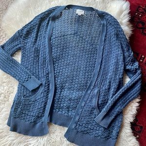 Oversized Cotton Knit Cardigan